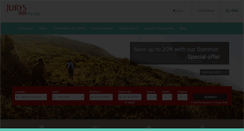 Desktop Screenshot of jurysinns.com